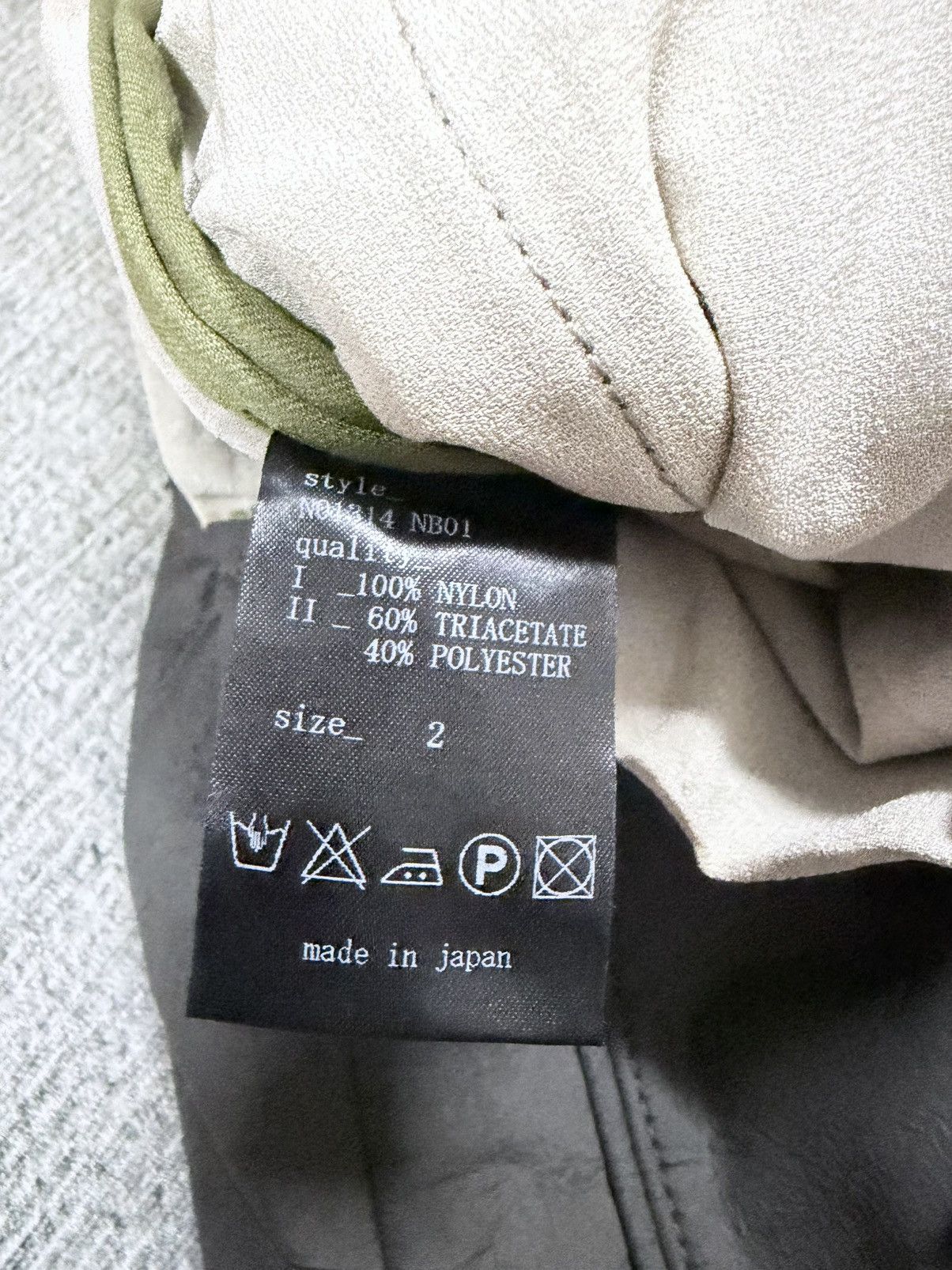 N4 Authentic🔥N4 Triacatate Blend Olive Green Pants Size US 31 - 11 Thumbnail