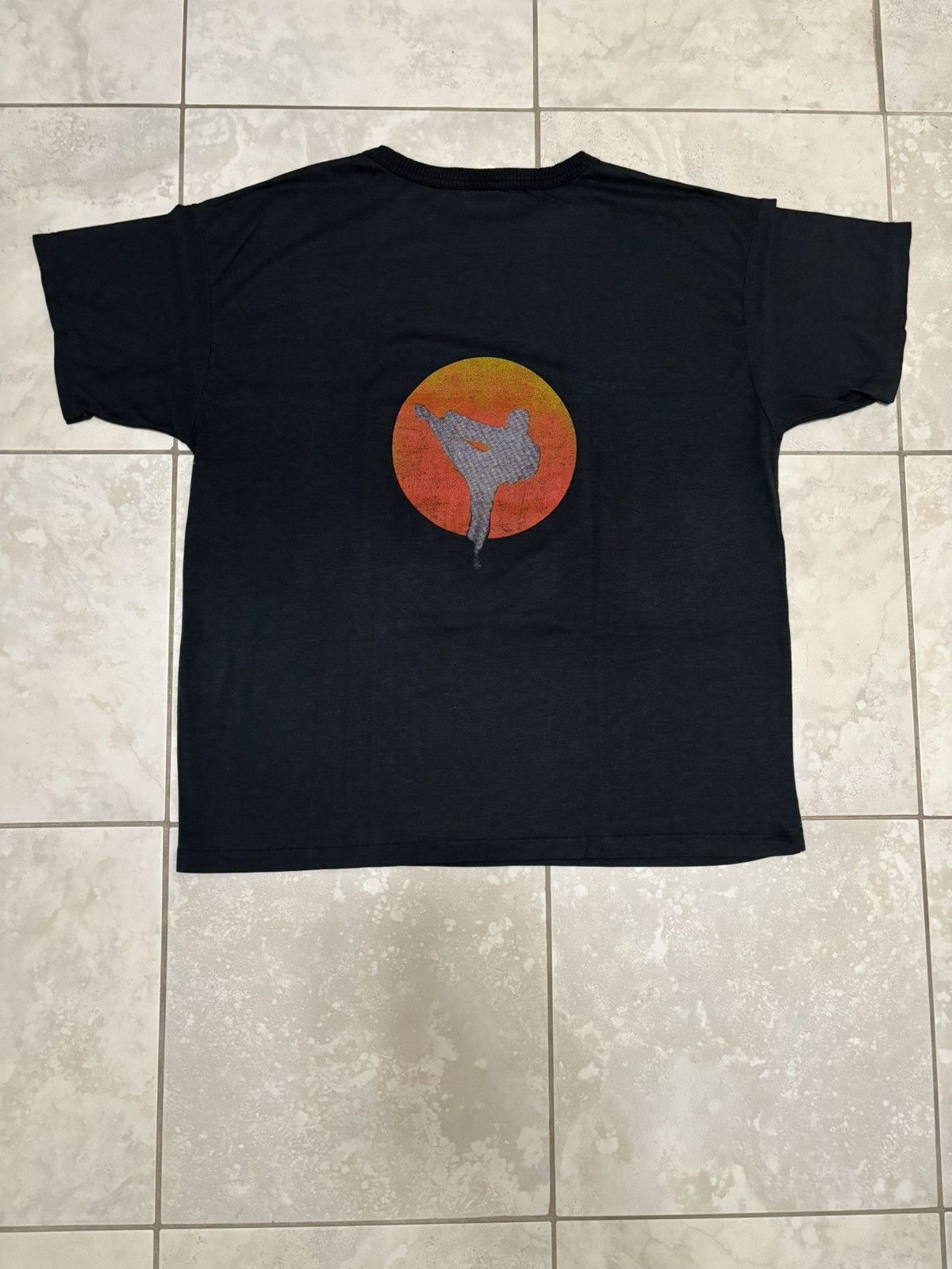 Vintage Rare vintage Karate Kid Part 2 movie Daniel Mr Miyagi tee Size US XL / EU 56 / 4 - 9 Thumbnail