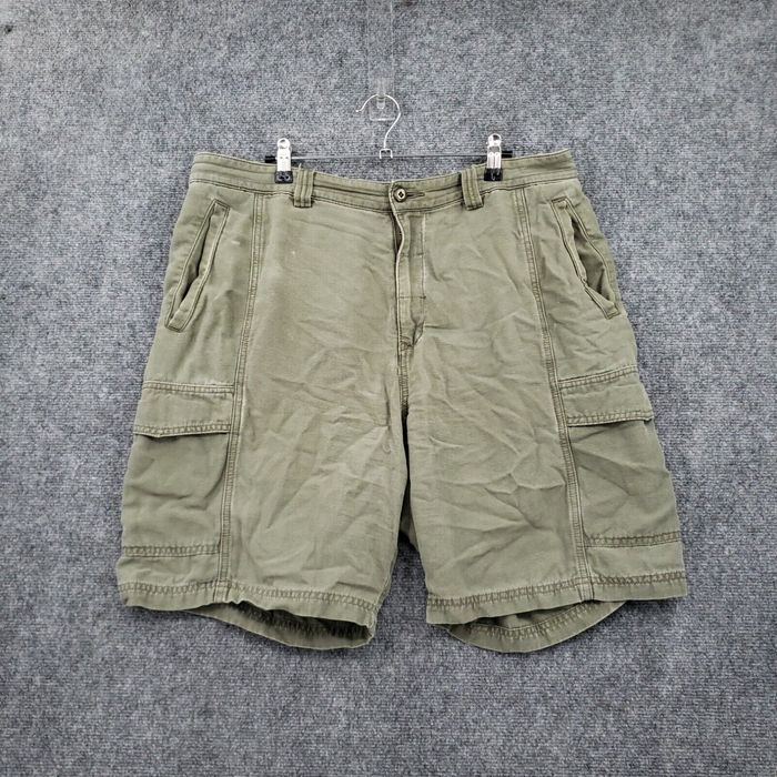 Tommy Bahama Tommy Bahama Shorts Mens 36 Green Cargo Mid-Rise Relax Casual  Fishing Outdoor