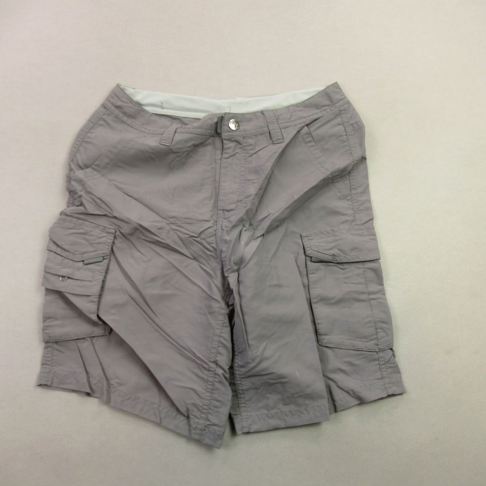Vintage REI Shorts Womens 6 Lightweight Hiking Cargo Gray Casual Outdoors Size 28" / US 6 / IT 42 - 2 Thumbnail