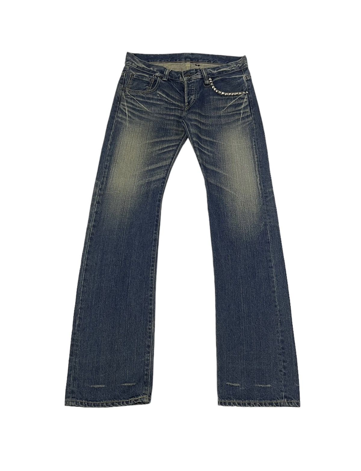 BUFFALO BOBS Buffalo Japan Studded Jeans Hysteric Style Size US 33 - 2 Thumbnail