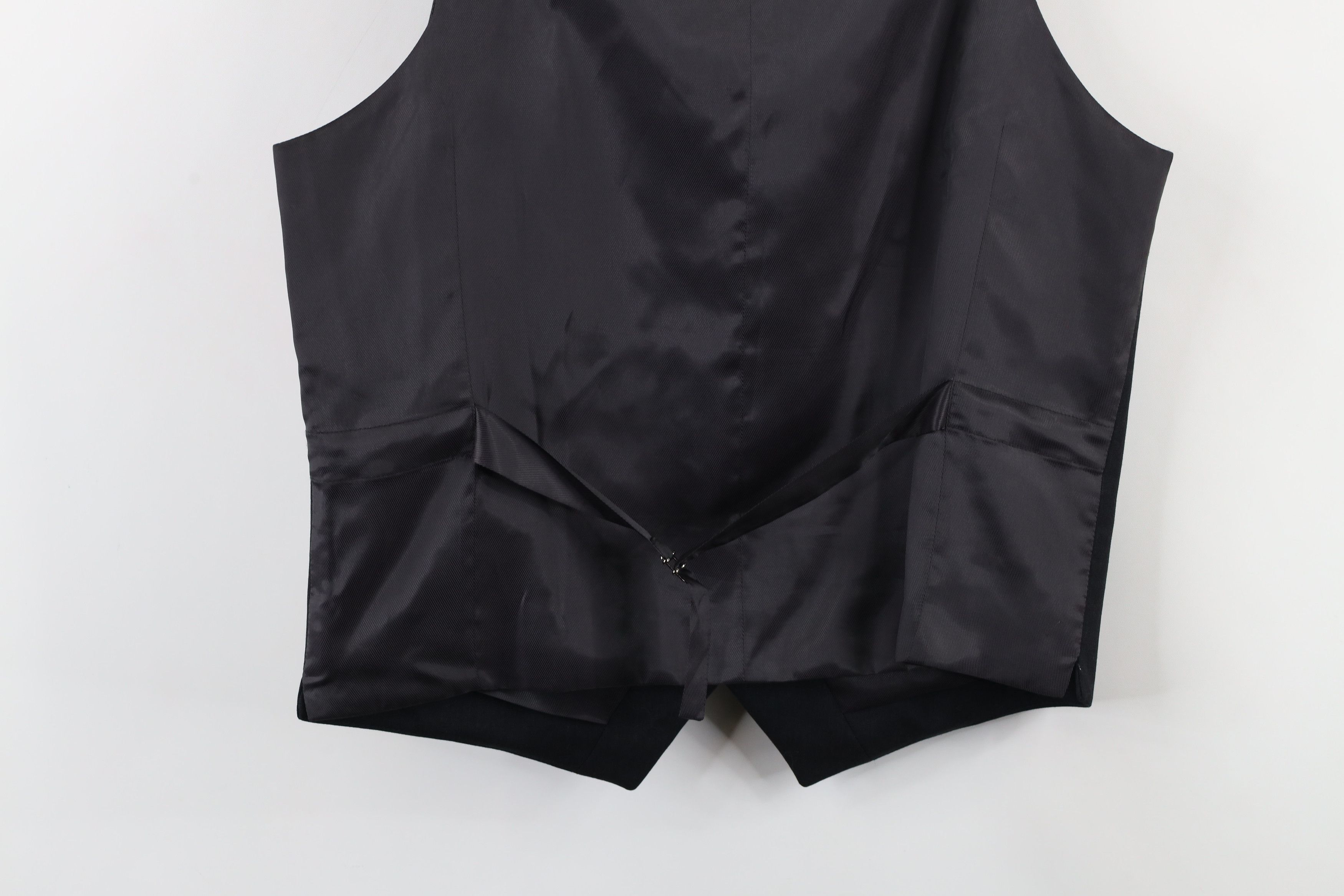 Vintage Vintage 90s Streetwear Buckle Back Suit Vest Jacket Black Size US S / EU 44-46 / 1 - 14 Thumbnail
