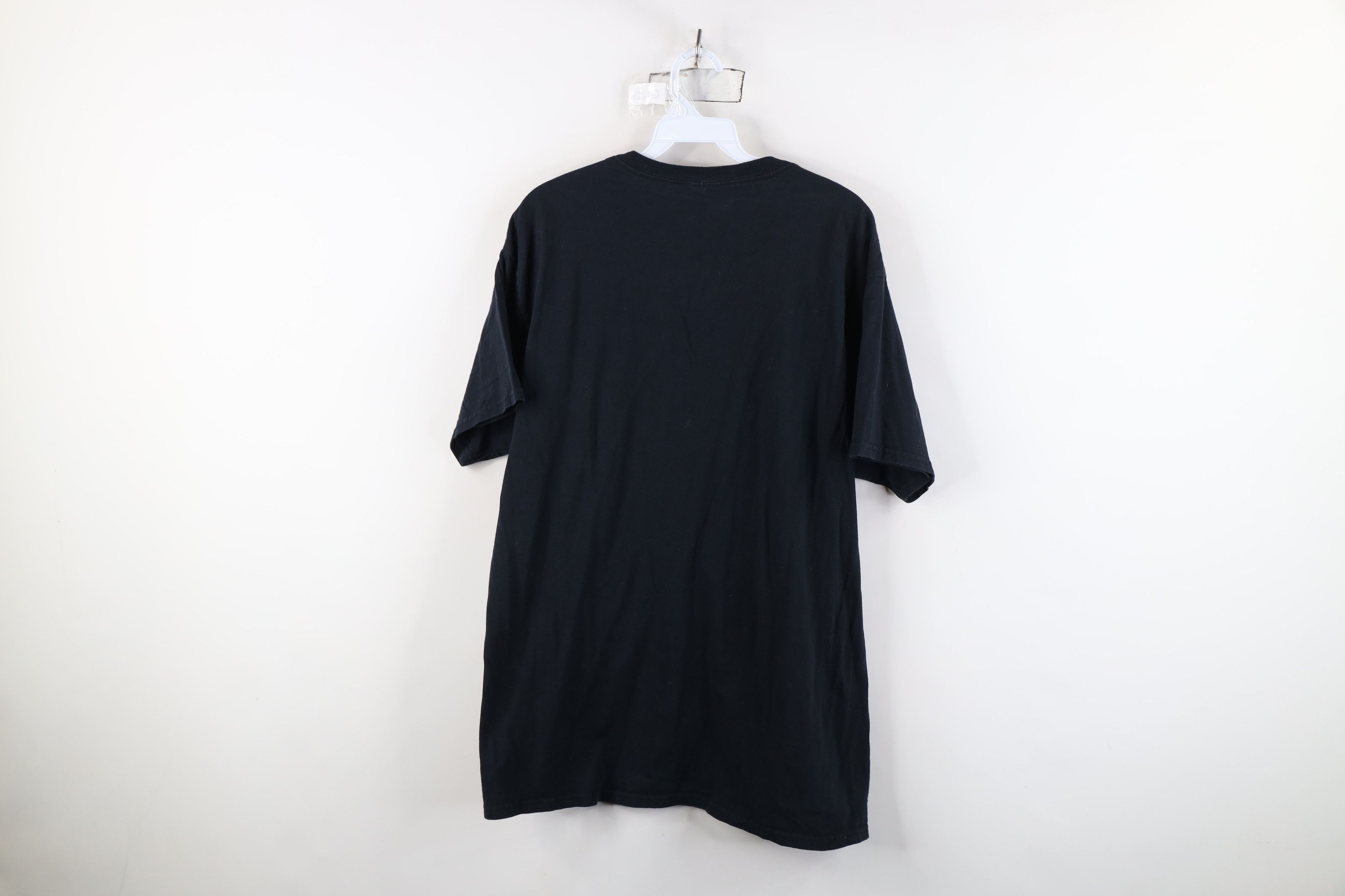 Vintage Vintage 90s Y2K Streetwear Nature Tribal Wolf T-Shirt Black Size US M / EU 48-50 / 2 - 12 Thumbnail