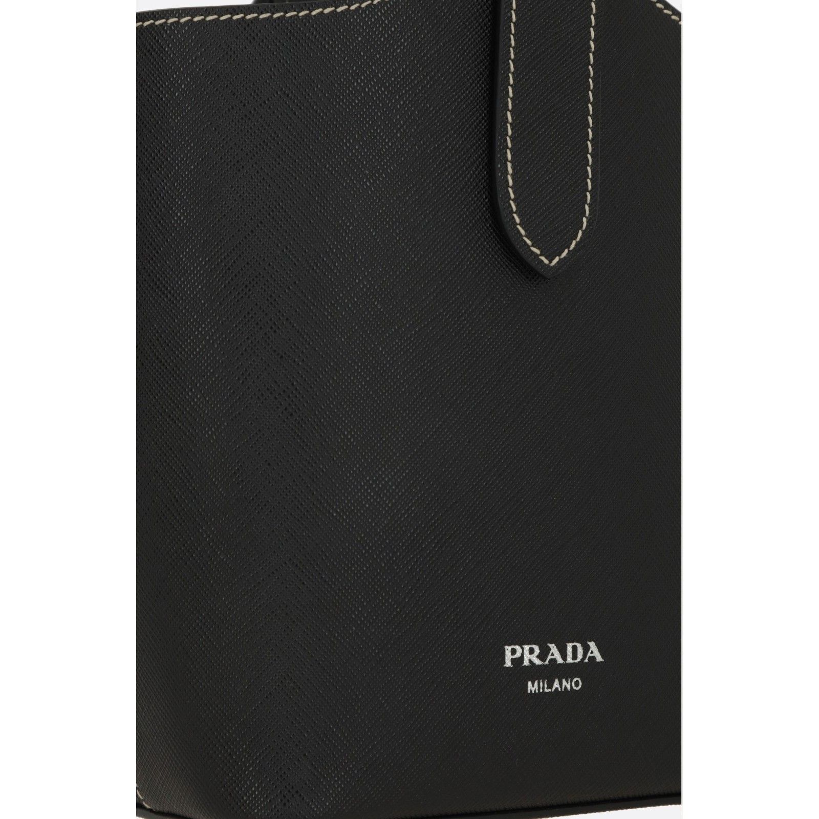 Prada PRADA Black Saffiano Leather Bucket Bag New & Authentic Size ONE SIZE - 4 Thumbnail