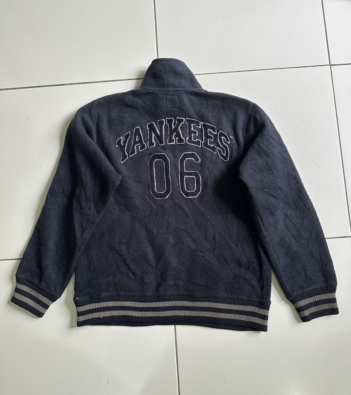 Other Vintage Major Baseball Fleece half zip Dark blue Size US L / EU 52-54 / 3 - 2 Thumbnail