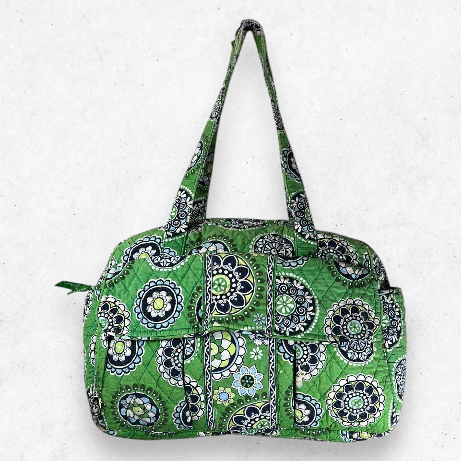 Vera Bradley Vera Bradley Cupcakes Green Retired Pattern Duffel DAMAGED Size ONE SIZE - 1 Thumbnail
