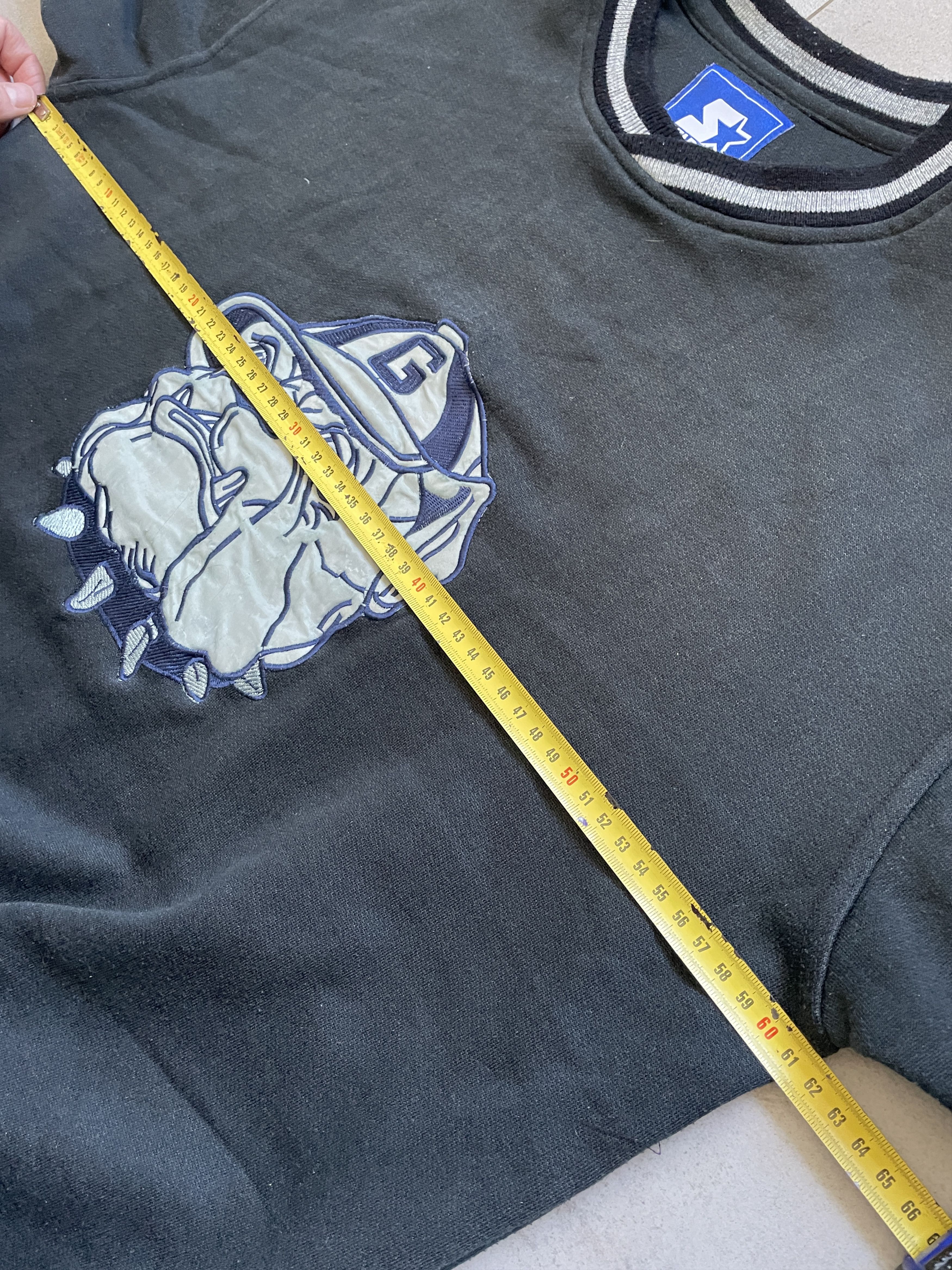 Starter VINTAGE 90S STARTER GEORGETOWN HOOYAS NBA NCAA CREWNECK Size US L / EU 52-54 / 3 - 8 Thumbnail