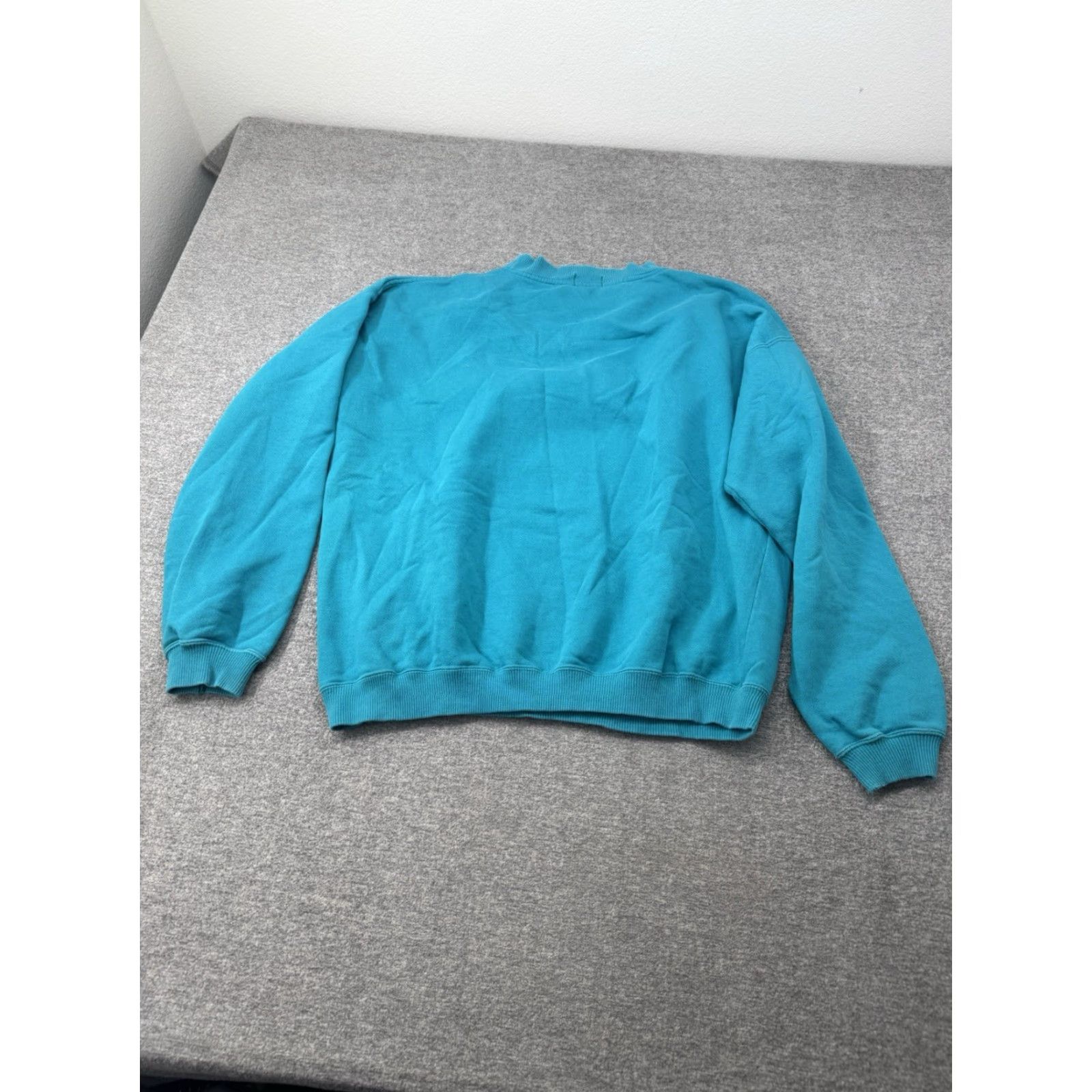 Lacoste Lacoste Sweatshirt Pullover Crocodile Logo Big Spell Out Teal Green Large Mens L Size US L / EU 52-54 / 3 - 7 Thumbnail
