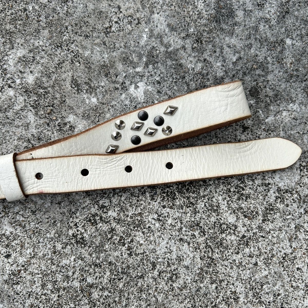 Vintage Vintage studded leather belt (Kapital Style) Size ONE SIZE - 6 Thumbnail