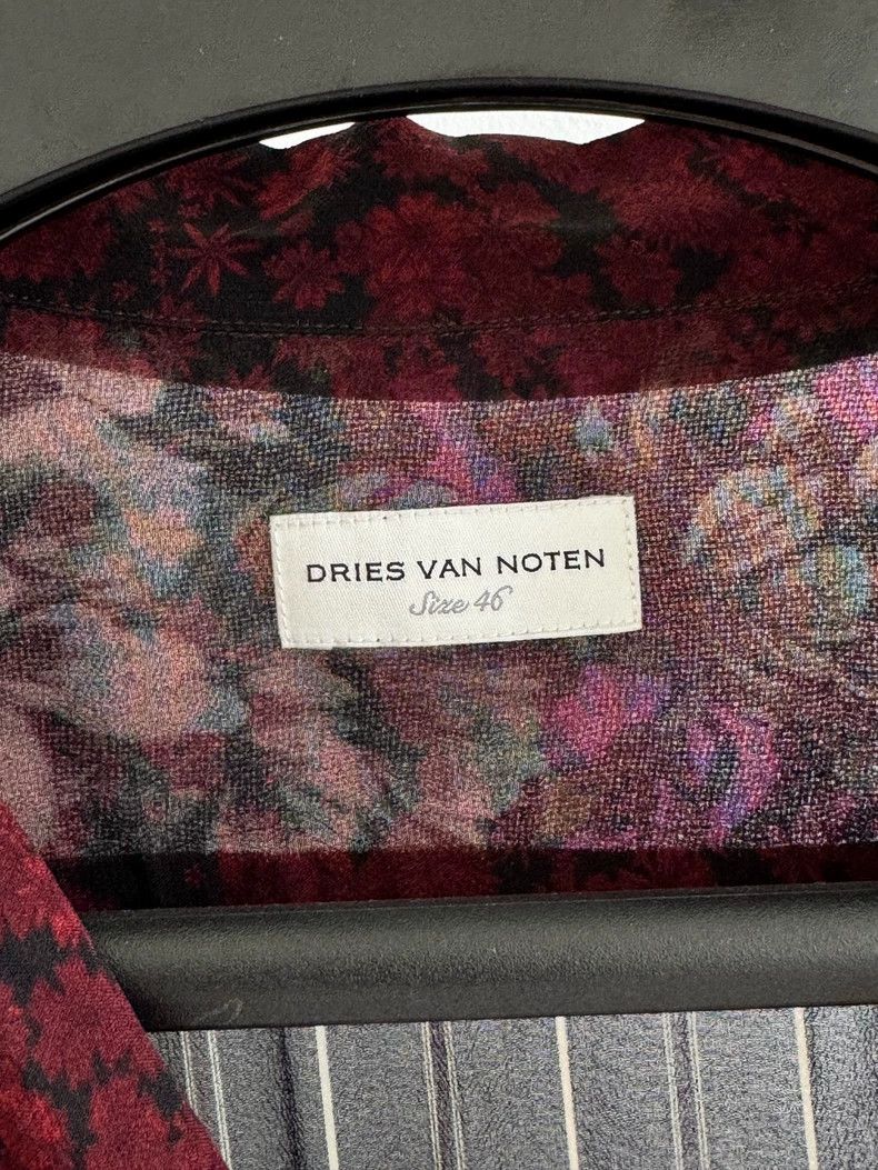 Dries Van Noten DRIES VAN NOTEN size:46 Flower patchwork shirt Size M / US 6-8 / IT 42-44 - 3 Thumbnail