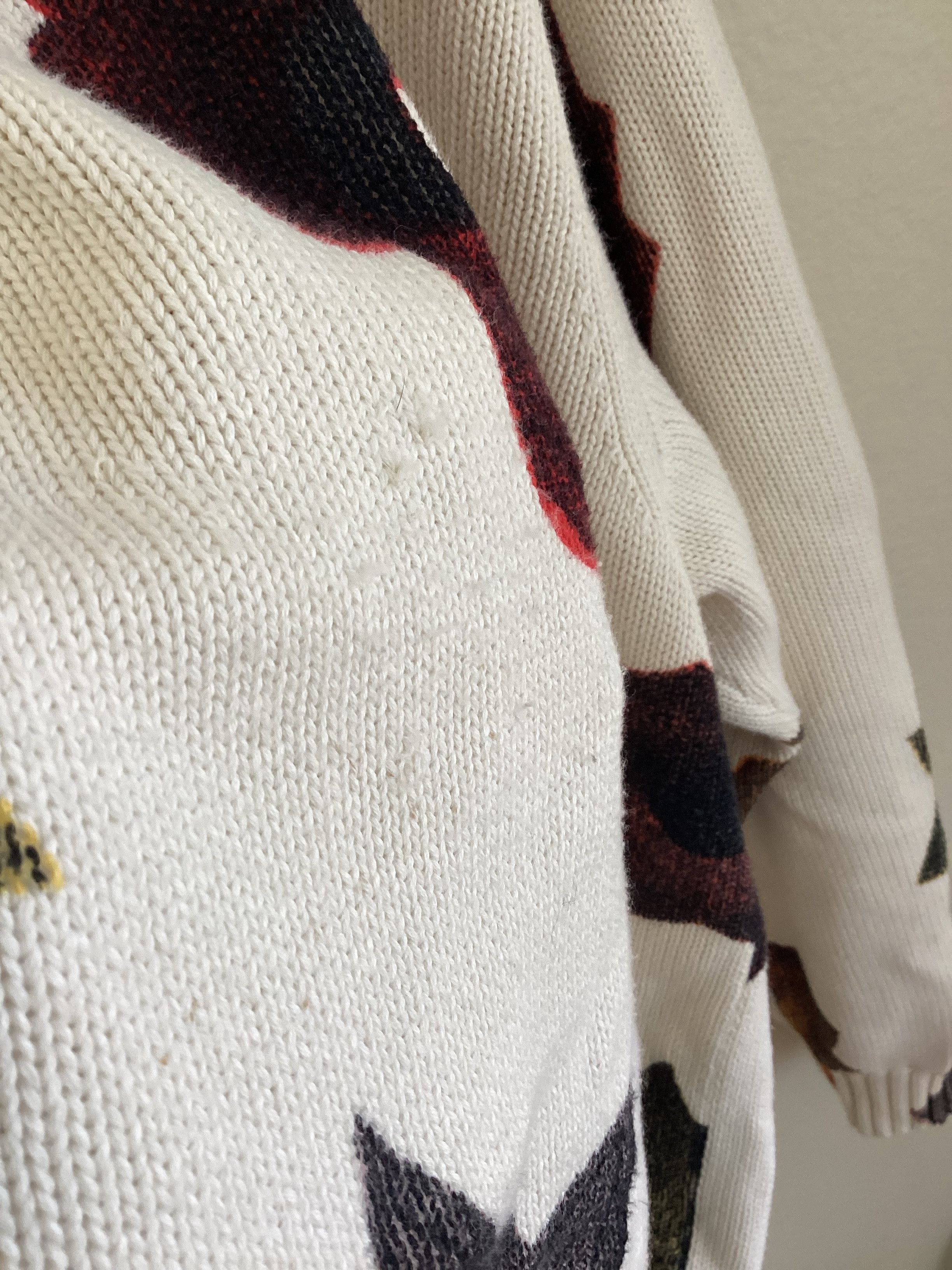 Supreme (XL)Supreme Nate Lowman Sweater White Size US XL / EU 56 / 4 - 6 Thumbnail