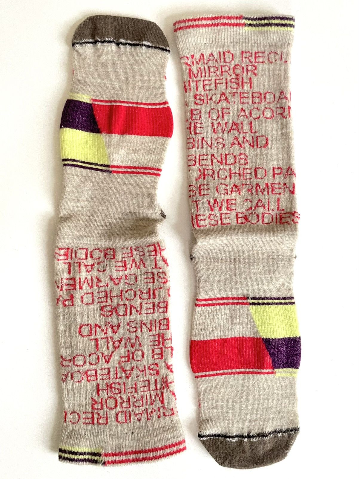 Eckhaus Latta ECKHAUS LATTA Poem Socks Size ONE SIZE - 3 Thumbnail