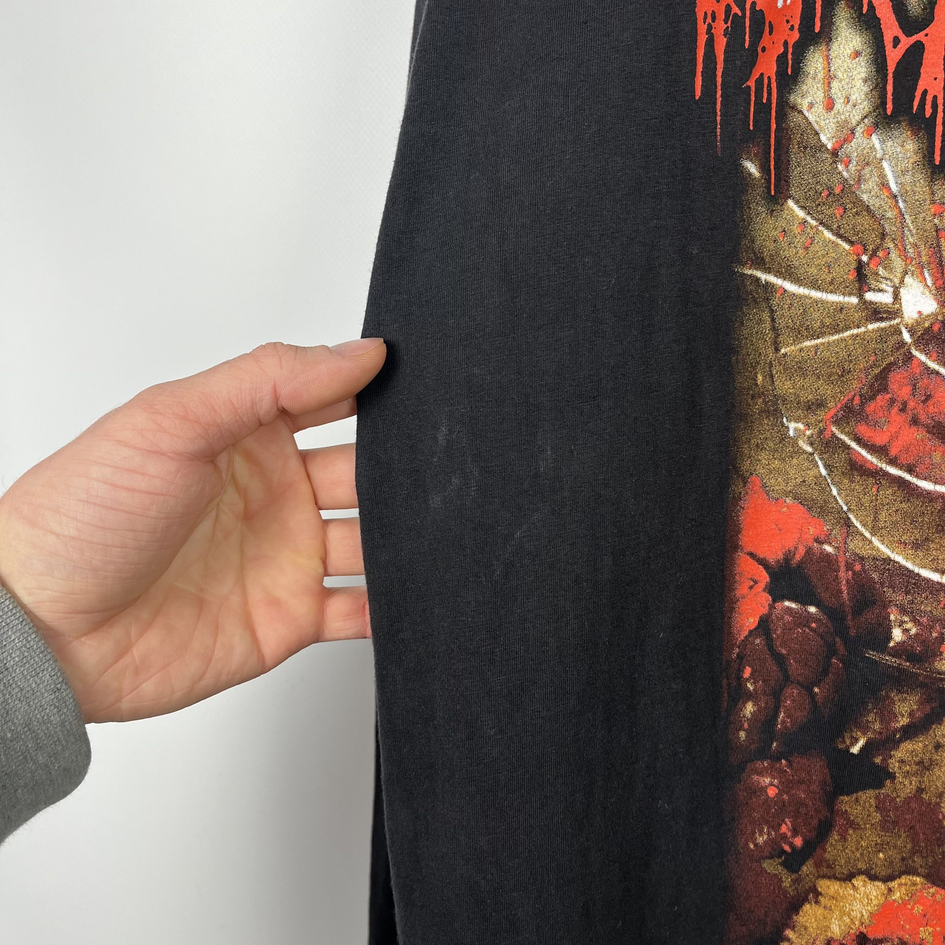Band Tees Vintage Exhumed Rare Gore Metal Long Sleeve T Shirt 90’s Size US XL / EU 56 / 4 - 7 Thumbnail