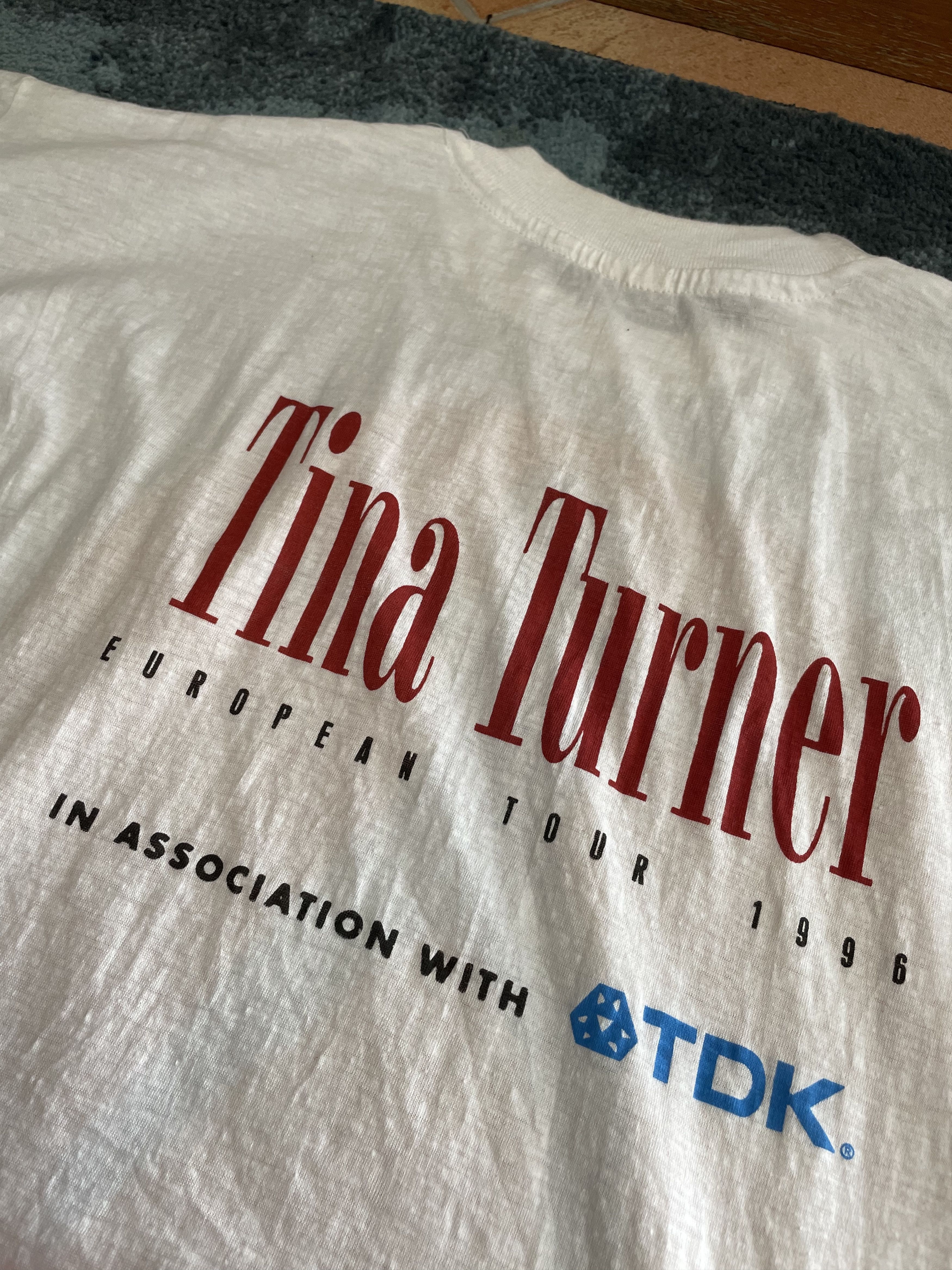 Band Tees Tina Turner 1996 Tour T Shirt Size US XL / EU 56 / 4 - 5 Thumbnail