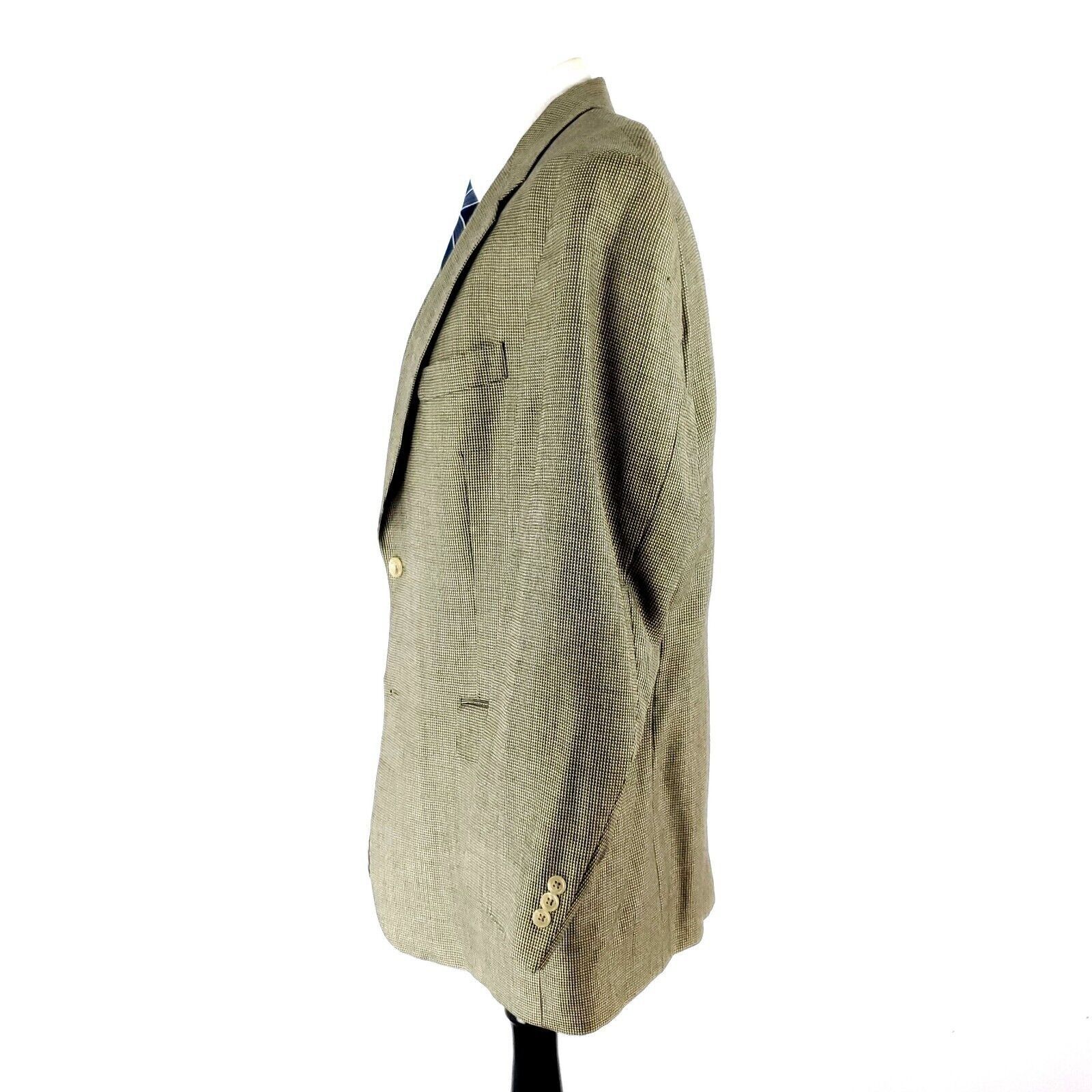 Hart Schaffner Marx Hart Schaffner Marx Wool 2 Button Sport Coat 42R Nailshead G Size 42R - 4 Thumbnail