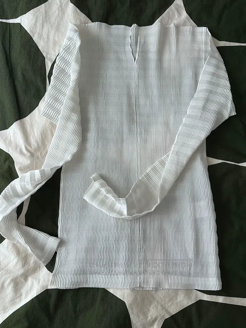 Issey Miyake Issey Miyake White Coat Size M / US 6-8 / IT 42-44 - 5 Thumbnail