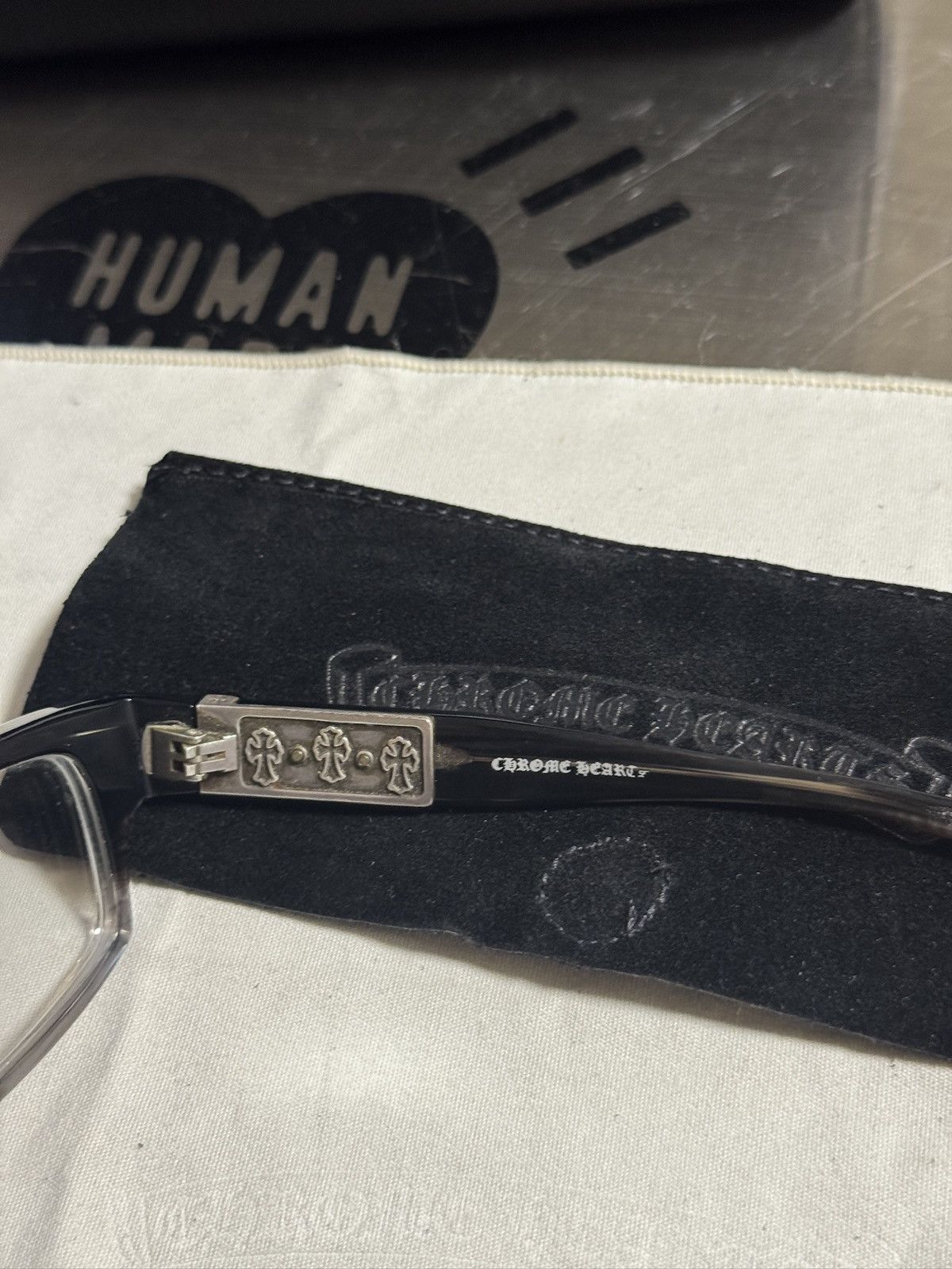 Chrome Hearts Chrome Hearts CH Cross Dismembered Glasses Black Size ONE SIZE - 9 Thumbnail