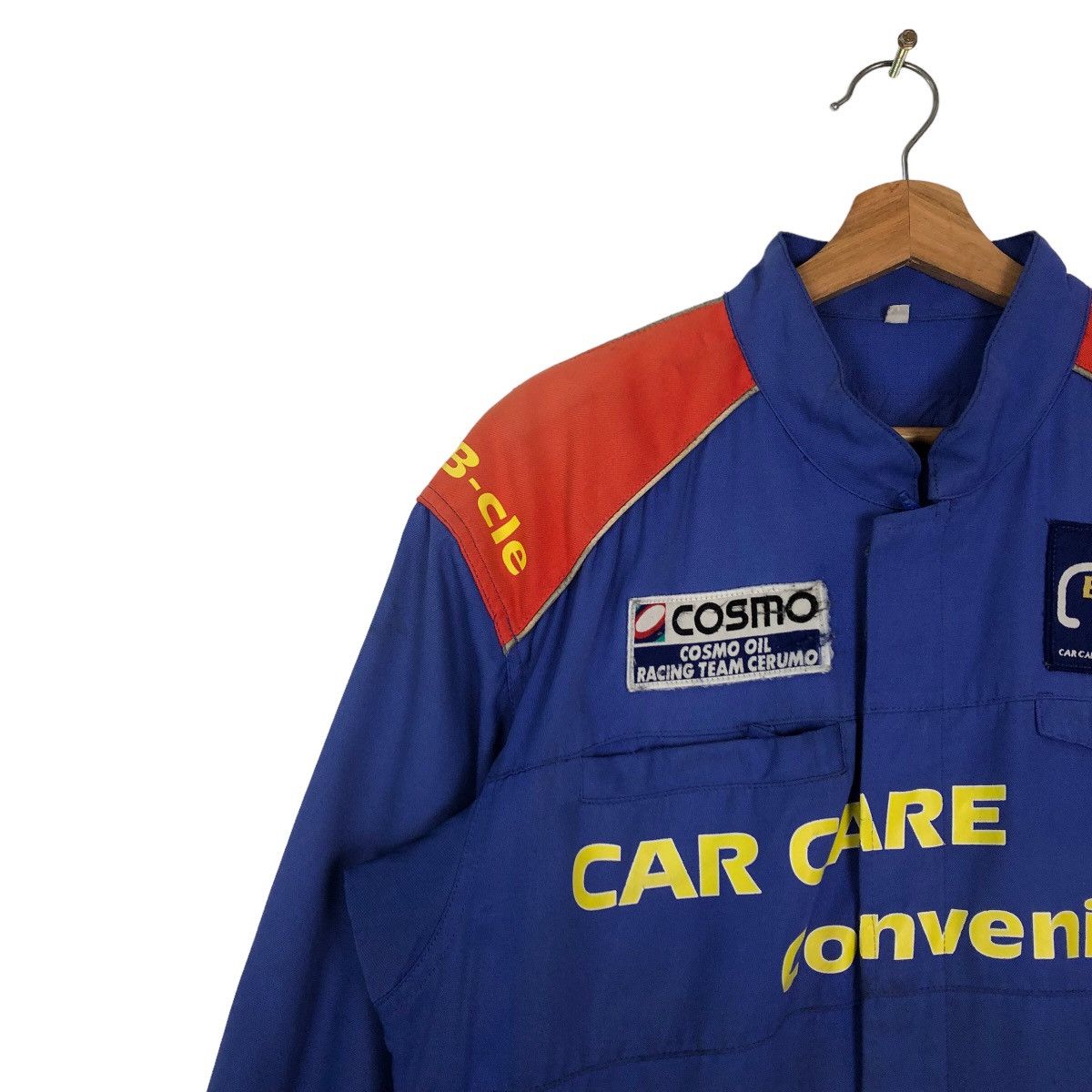 Japanese Brand 🔥90’s VINTAGE COVERALL WORK RACING WEAR COSMO OIL BIG LOGO Size US 42 / EU 58 - 5 Thumbnail