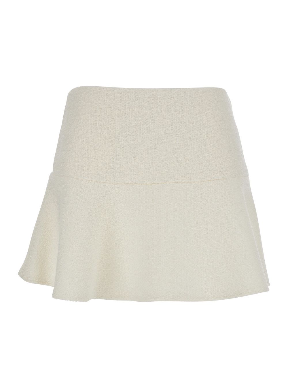 Gucci White Skirt with Hidden Side Closure in Wool Boucle Woman Size 28" / US 6 / IT 42 - 1 Thumbnail