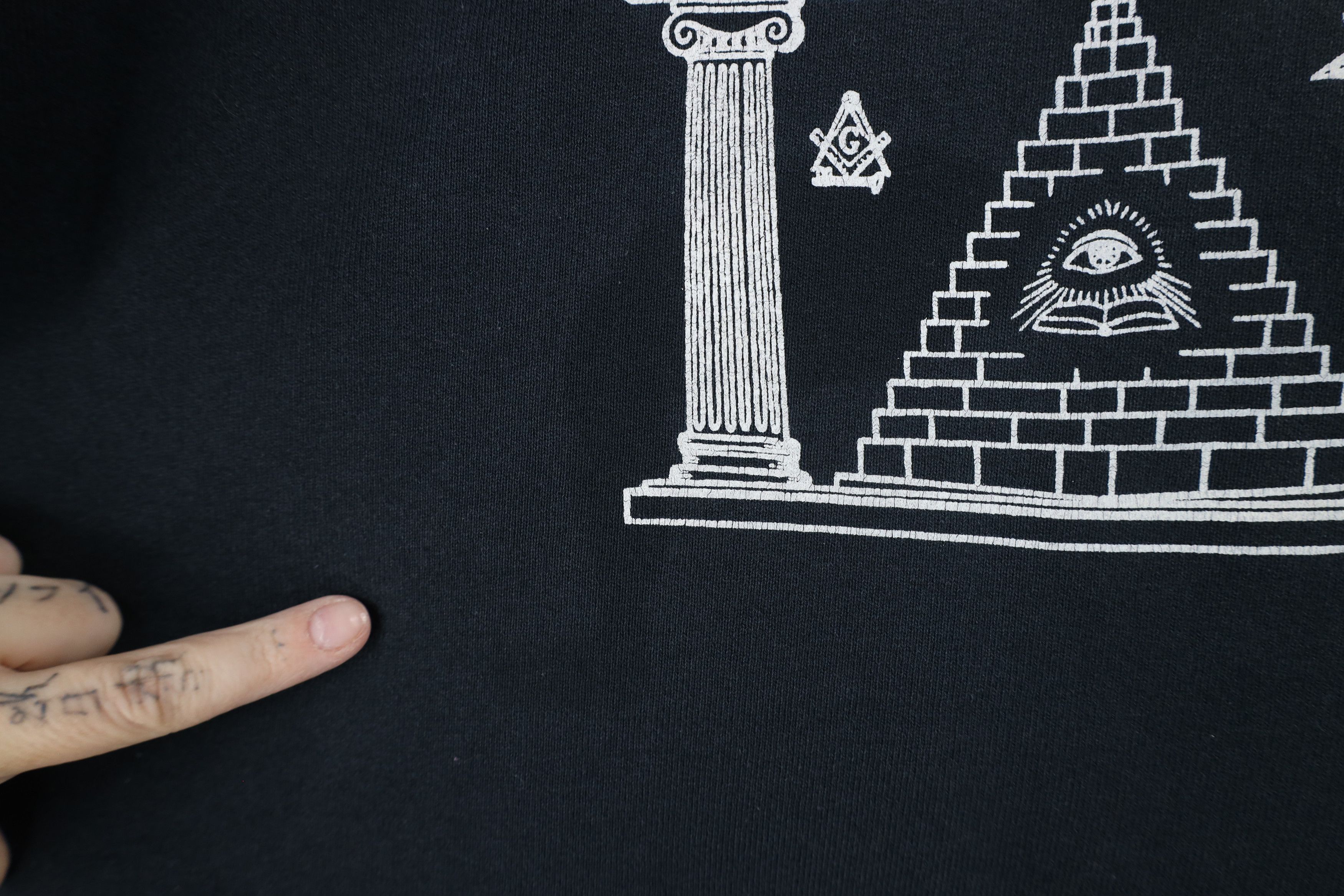Vintage Vintage 90s Masons & OES Freemasons Sweatshirt USA Size US XXL / EU 58 / 5 - 11 Thumbnail