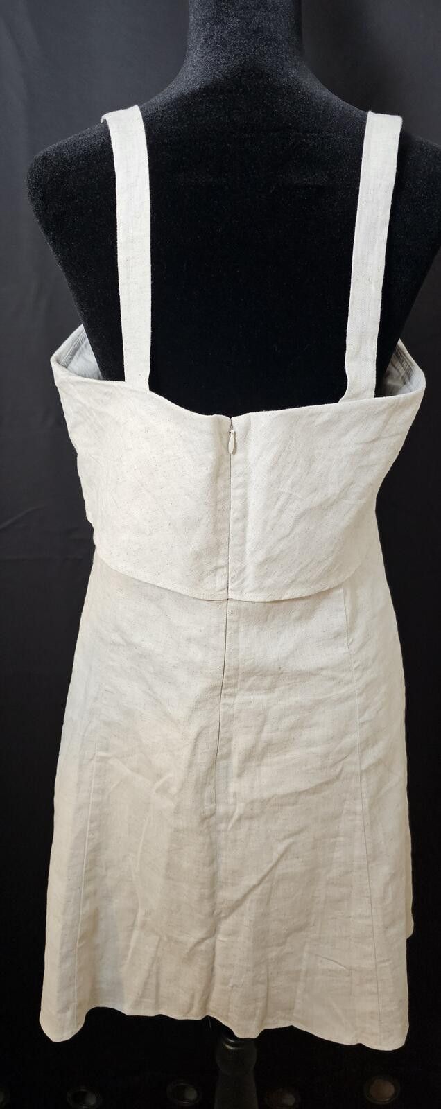 Banana Republic NWT Banana Republic Dress Tan Womens Size 10 Linen Size L / US 10 / IT 46 - 4 Thumbnail