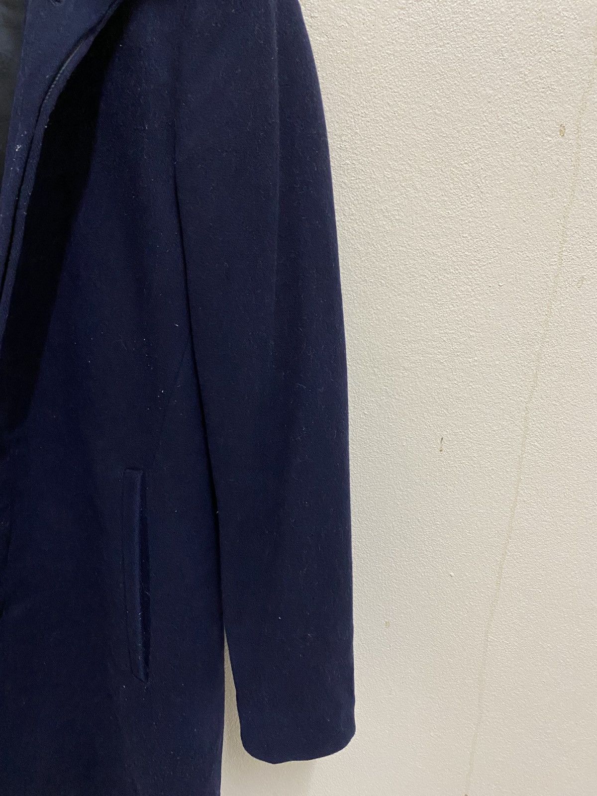 Theory Theory Style Belvin WP A Soft Melton Jacket Navy Blue Size US S / EU 44-46 / 1 - 5 Thumbnail