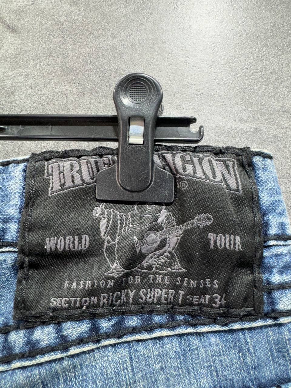 True Religion True Religion Vintage Blue Jeans Denim Black Stitching Size US 34 / EU 50 - 12 Thumbnail