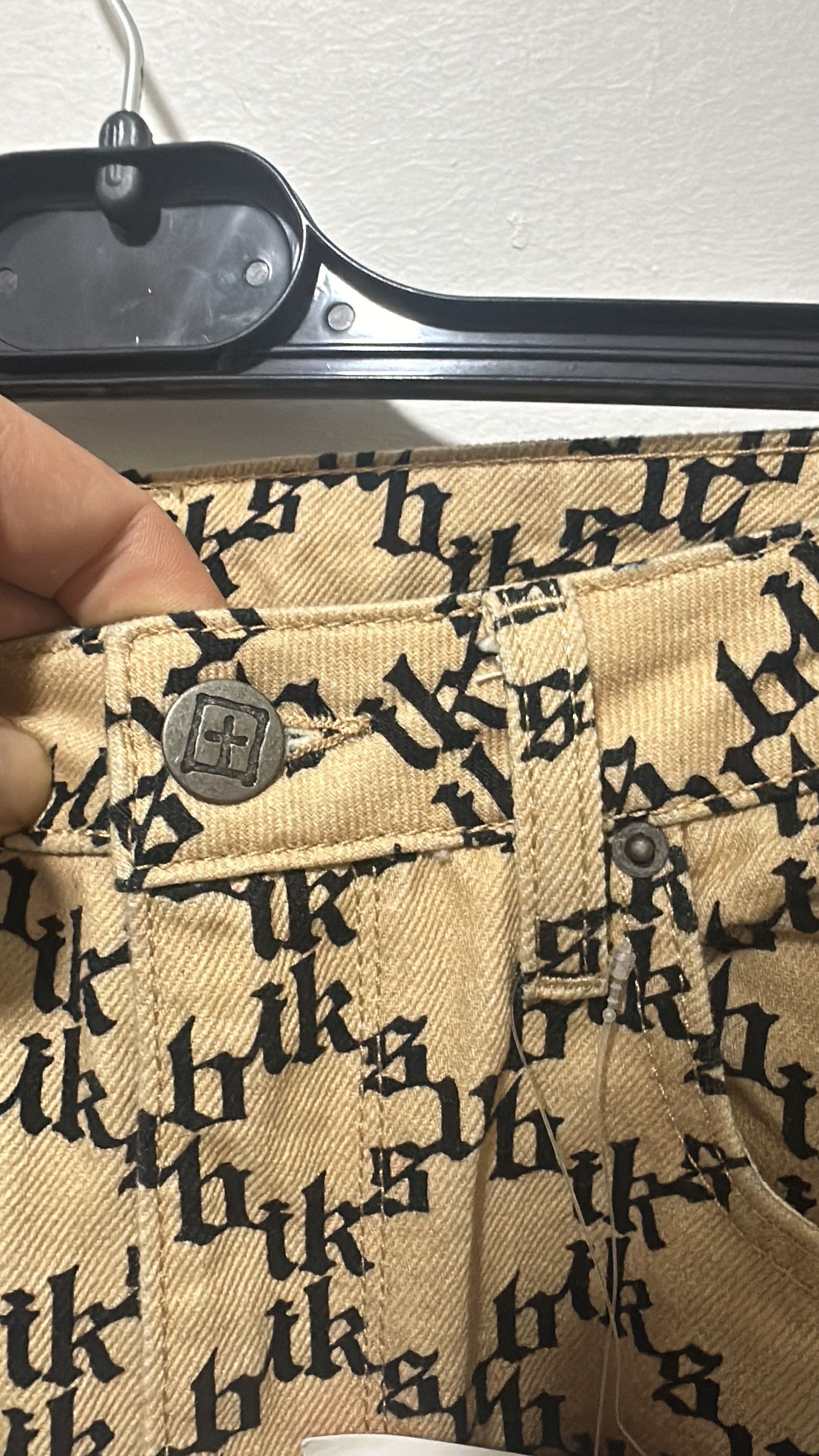 Ksubi Ksubi SAMPLE UNRELEASED Monogram Denim Jean Size US 26 / EU 42 - 5 Thumbnail