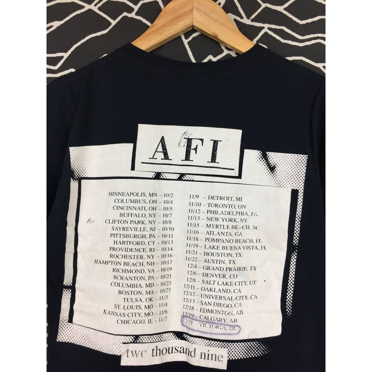 Band Tees × Vintage AFI Alternative Rock Band Crash Love US Club 2009 Tour Tee Size US S / EU 44-46 / 1 - 6 Thumbnail