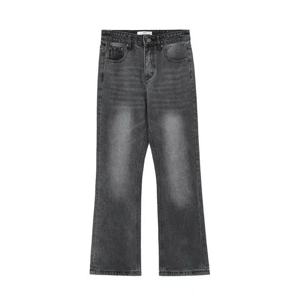 VIBE High street washed patchwork workwear flared jeans Size US 32 / EU 48 - 1 Thumbnail
