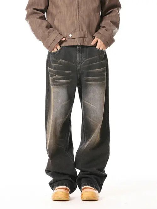 VIBE y2k baggy loose hiphop faded jeans Size US 30 / EU 46 - 8 Thumbnail