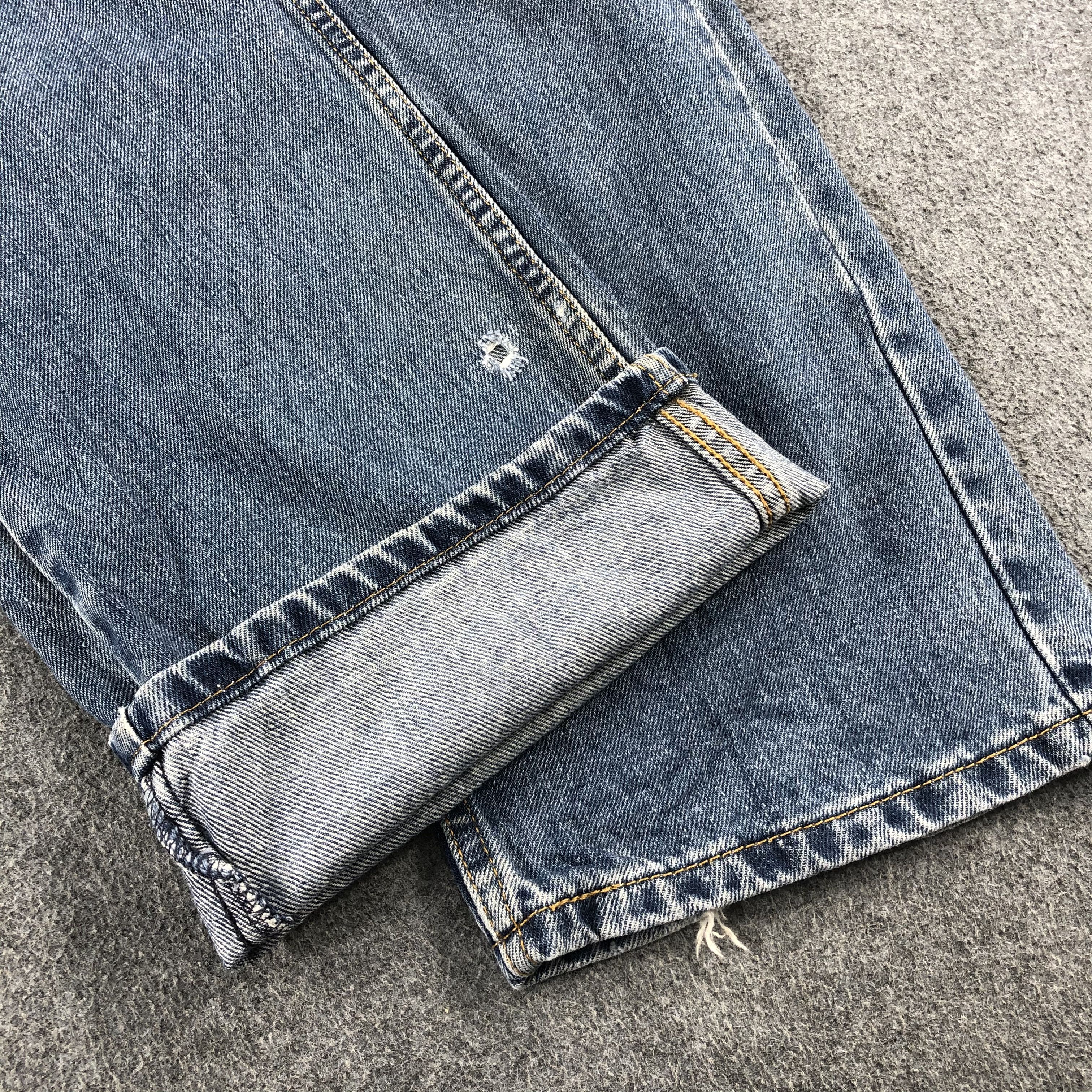 Levi's Vintage Blue Wash Levis 505 Jeans-J2516 Size US 38 / EU 54 - 7 Thumbnail