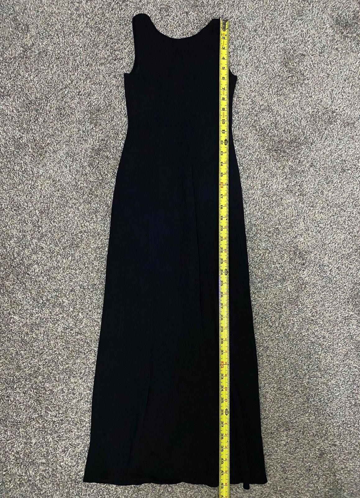 Uniqlo MAME KUROGOUCHI x UNIQLO Knit Midi Dress in Black (X-SMALL) Size XS / US 0-2 / IT 36-38 - 8 Thumbnail