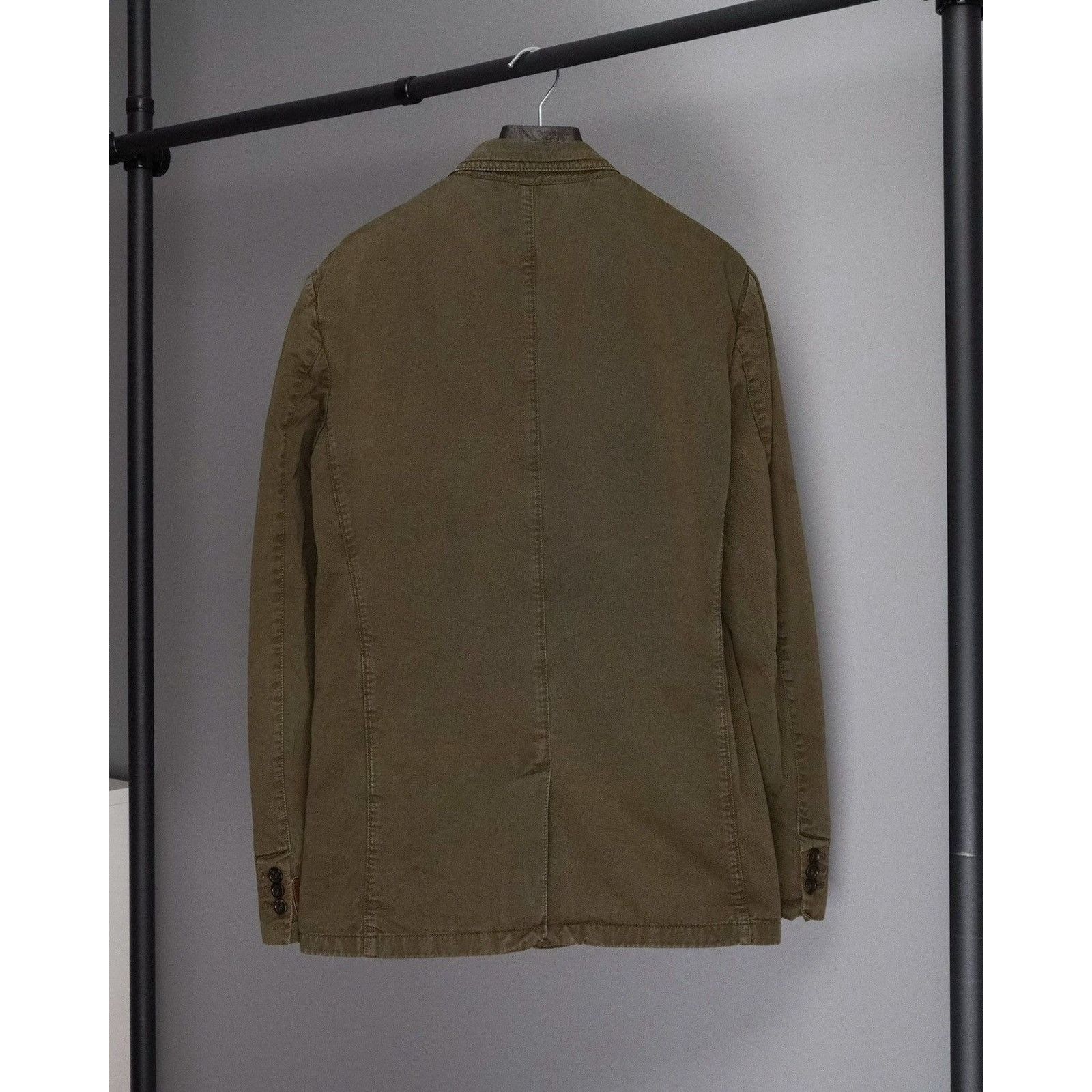 Prada Vintage prada 2006 black tab sport logo khaki work jacket Size US M / EU 48-50 / 2 - 4 Thumbnail
