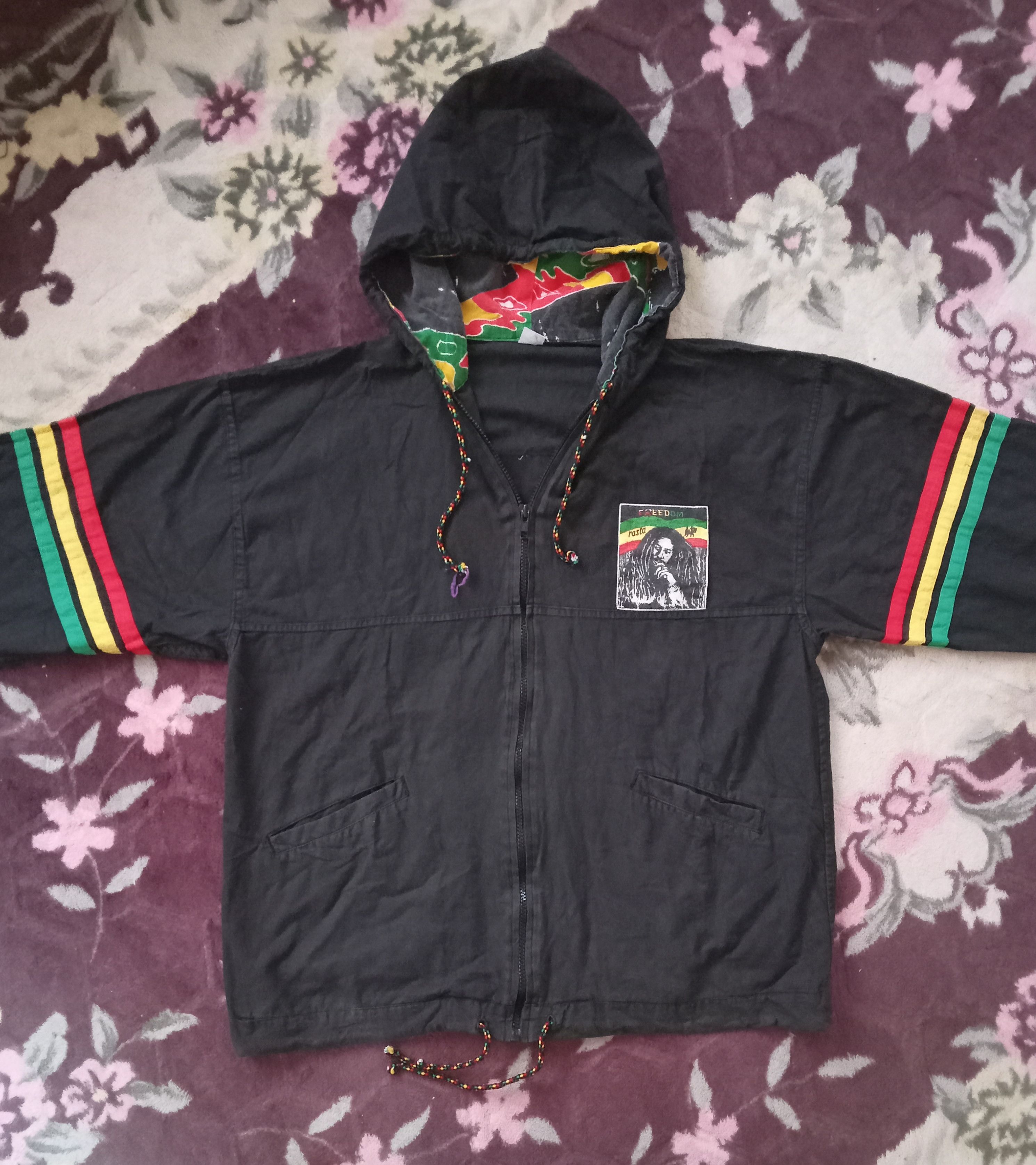 Other Bob Marley Rasta Hoodie Zipped Jacket Size US M / EU 48-50 / 2 - 2 Thumbnail