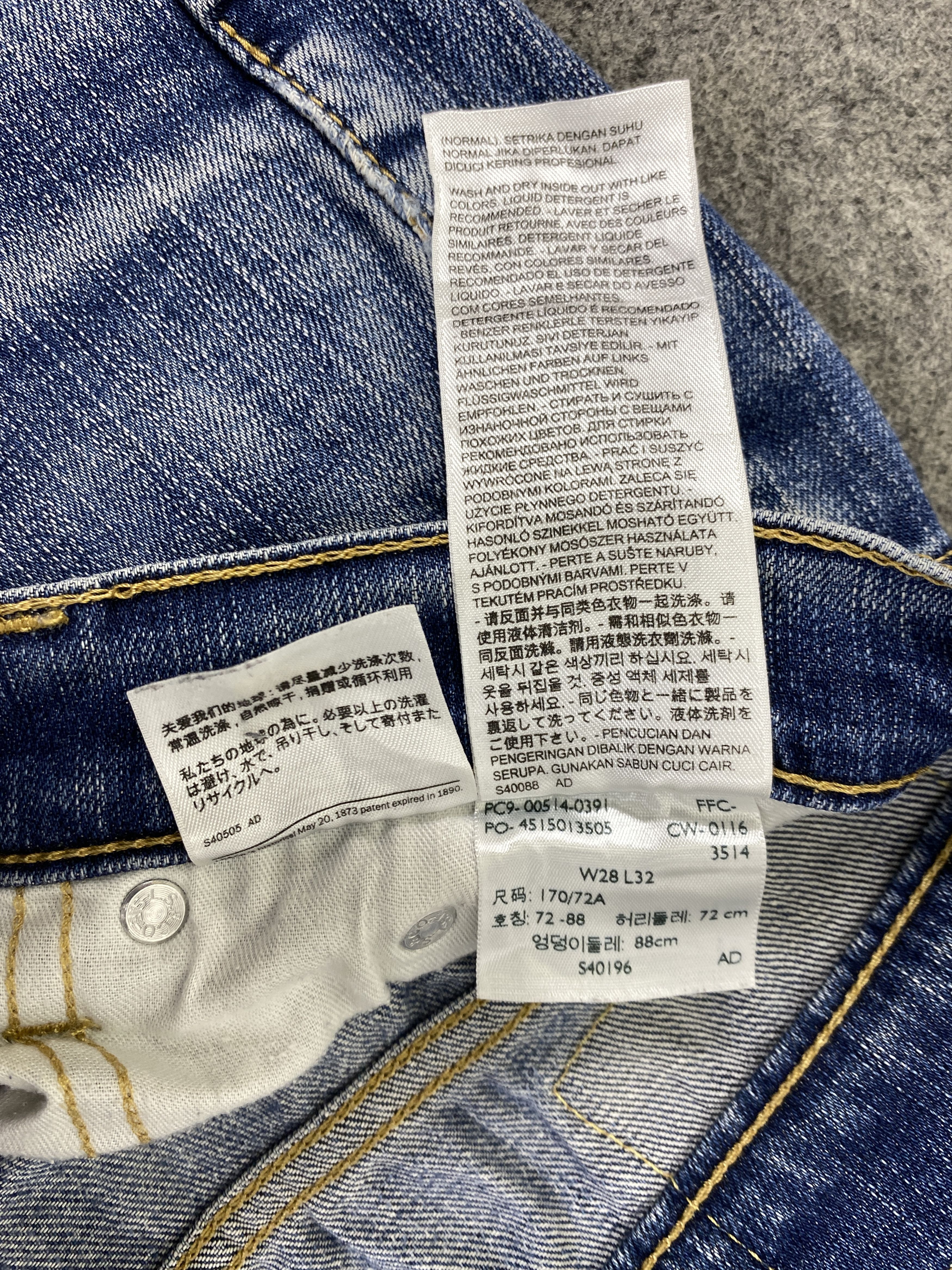 Levi's Faded Blue Vintage Levi's 514 Jeans 29x26.5 Denim- JN3338 Size US 29 - 11 Thumbnail
