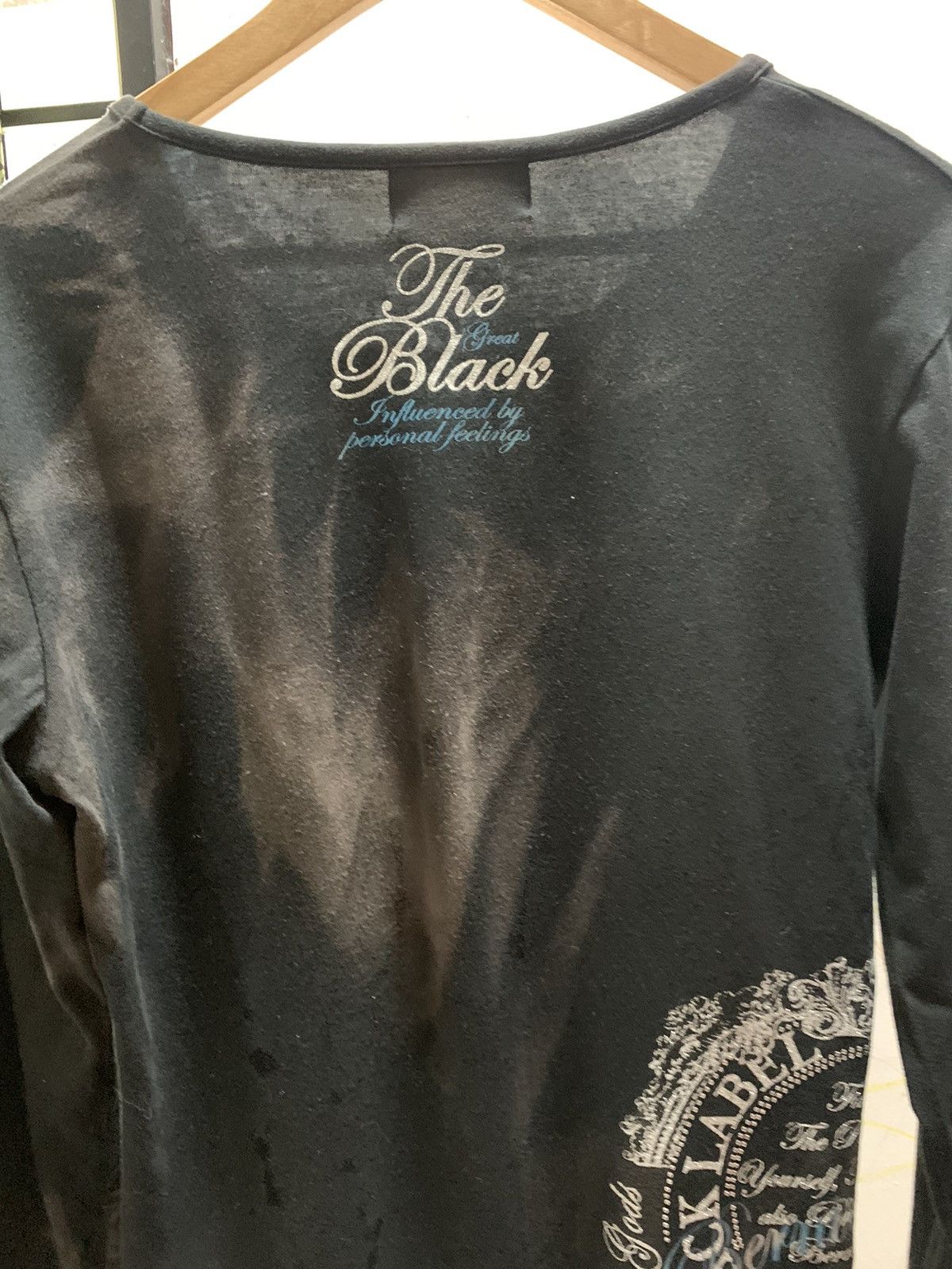 Hysteric Glamour Japanese Brand Bernings The Black Label poem Faded Size US L / EU 52-54 / 3 - 10 Thumbnail