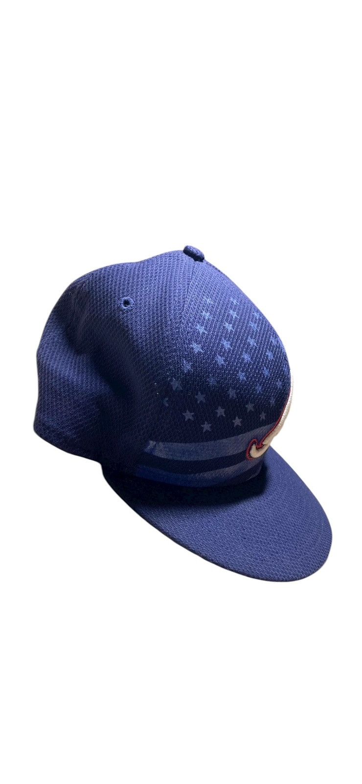 New Era Size 7 Atlanta Braves limited edition USA Flag Hat Size ONE SIZE - 2 Thumbnail