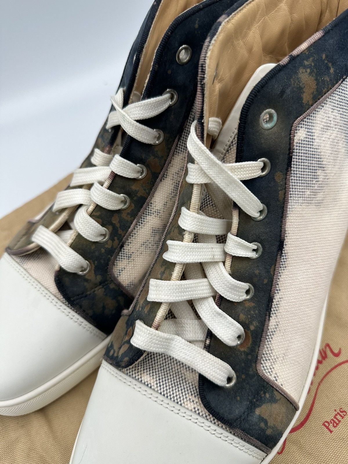 Christian Louboutin Christian Louboutin High Top Sneakers Size US 13 / EU 46 - 12 Thumbnail