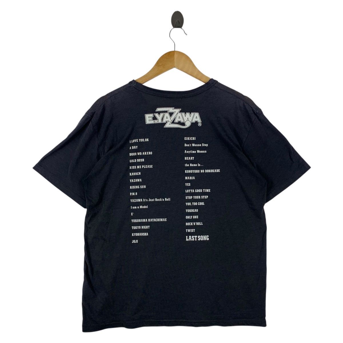 Other Vintage Eikichi Yazawa "Garuru Records" J-Rock Graphic Tee Size US M / EU 48-50 / 2 - 4 Thumbnail