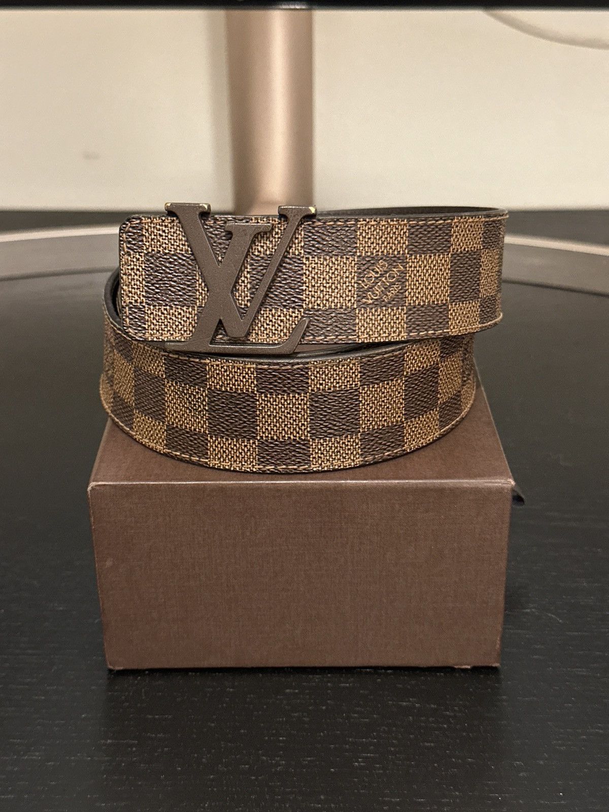INSANEE STEAL LV Logo Monogram Belt