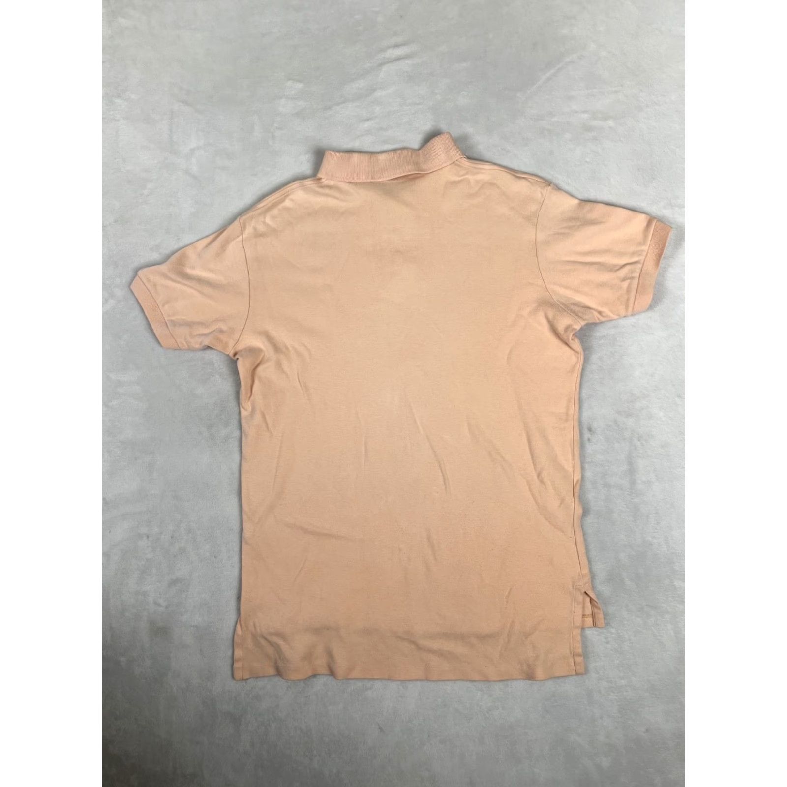 Polo Ralph Lauren VINTAGE Polo Ralph Lauren Polo Shirt Orange Peach Size L Men Short Sleeve Knit Cotton Logo Solid Classic Golf Hong Kong Size US L / EU 52-54 / 3 - 7 Thumbnail