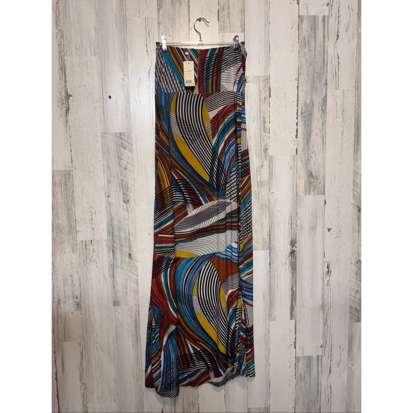 Other Julia Colorful Abstract Strapless Maxi Dress – Size M Size M / US 6-8 / IT 42-44 - 3 Thumbnail