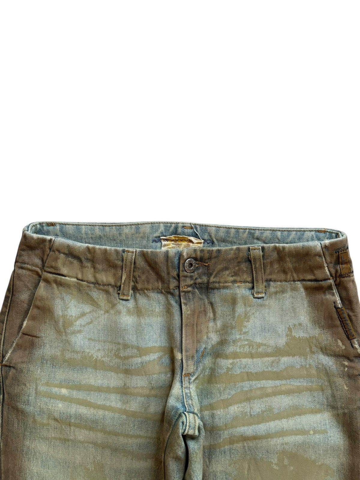 Japanese Brand Vintage Japanese Brand Rusty Mud Wash Bootcut Flare Jeans Size 28" / US 6 / IT 42 - 4 Thumbnail