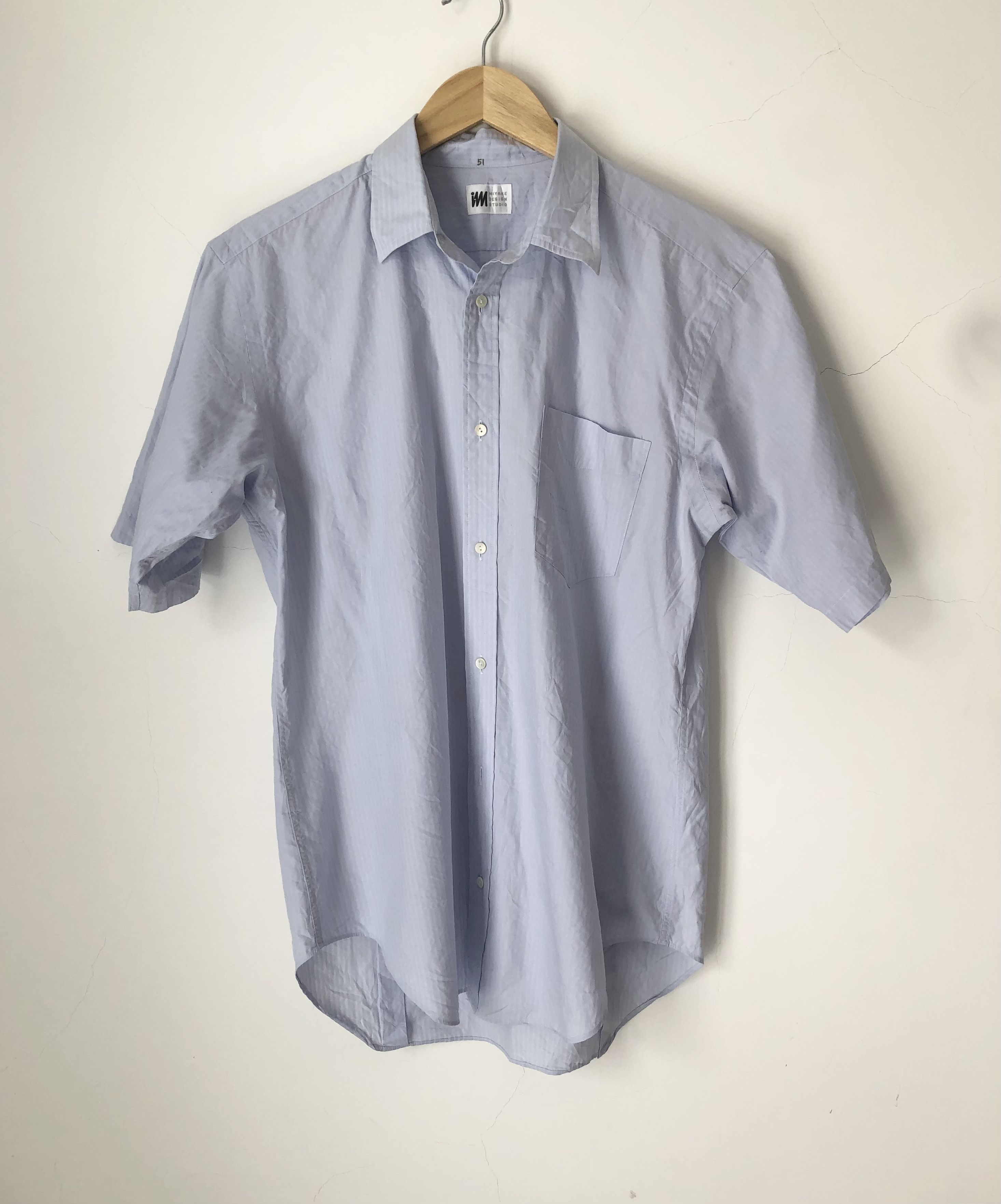 Issey Miyake blue short sleeves Size US M / EU 48-50 / 2 - 1 Thumbnail