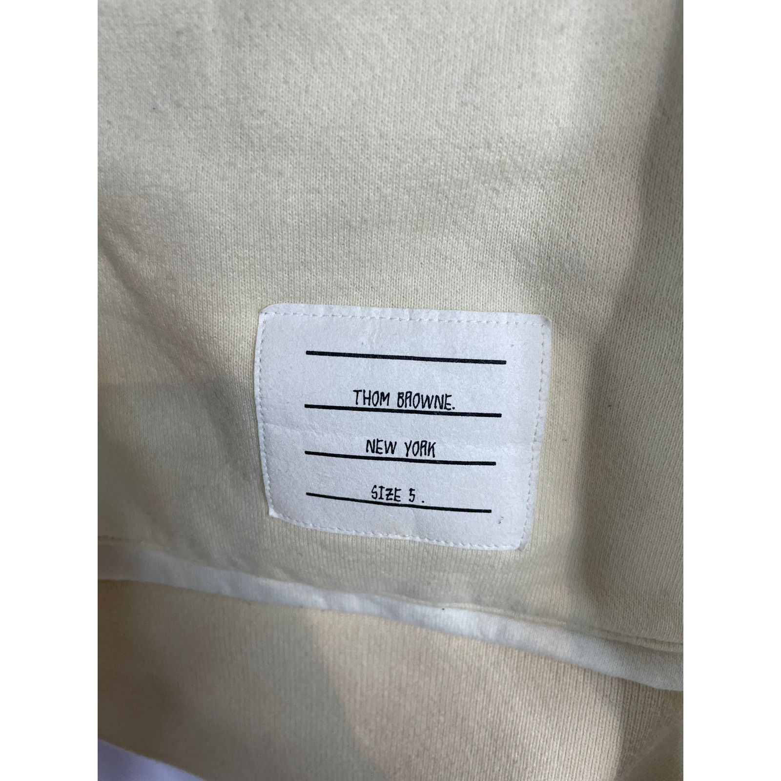 Thom Browne Thom Browne Sweatsuit Cream Beige Used 5 (XL) Size US XL / EU 56 / 4 - 4 Thumbnail