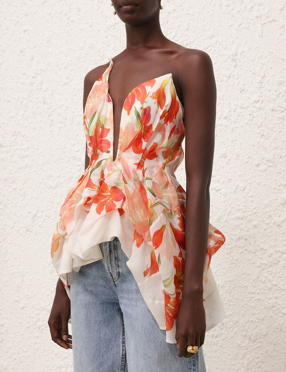 Zimmermann oc11z0525 Tranquillity Mini Dress in Multicolor Size S / US 4 / IT 40 - 2 Thumbnail