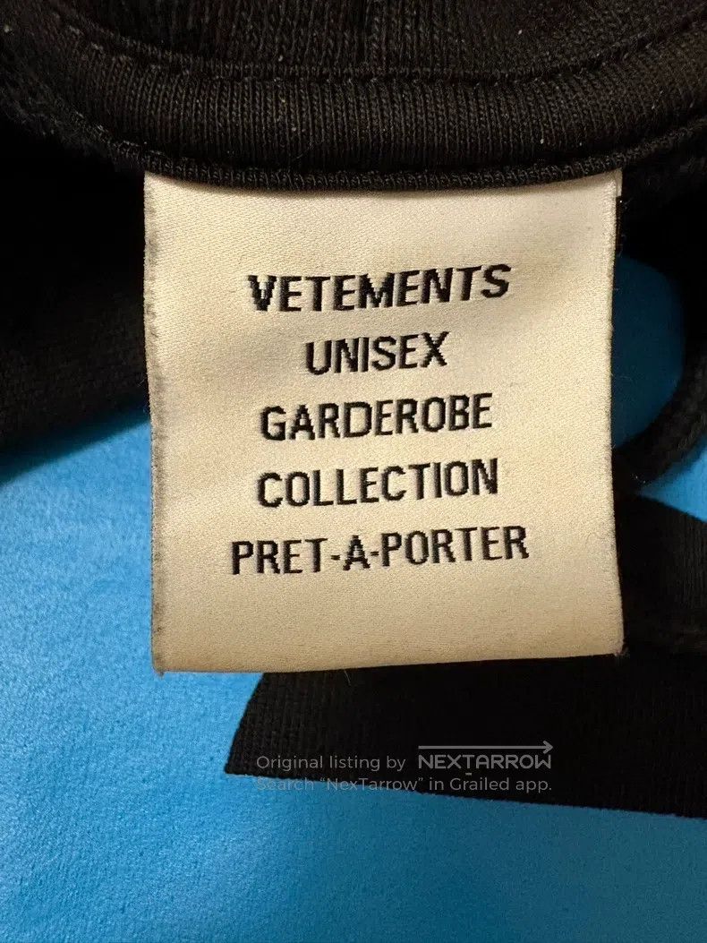 Vetements Vetements Connected Black Sweatshirt Size US S / EU 44-46 / 1 - 4 Thumbnail
