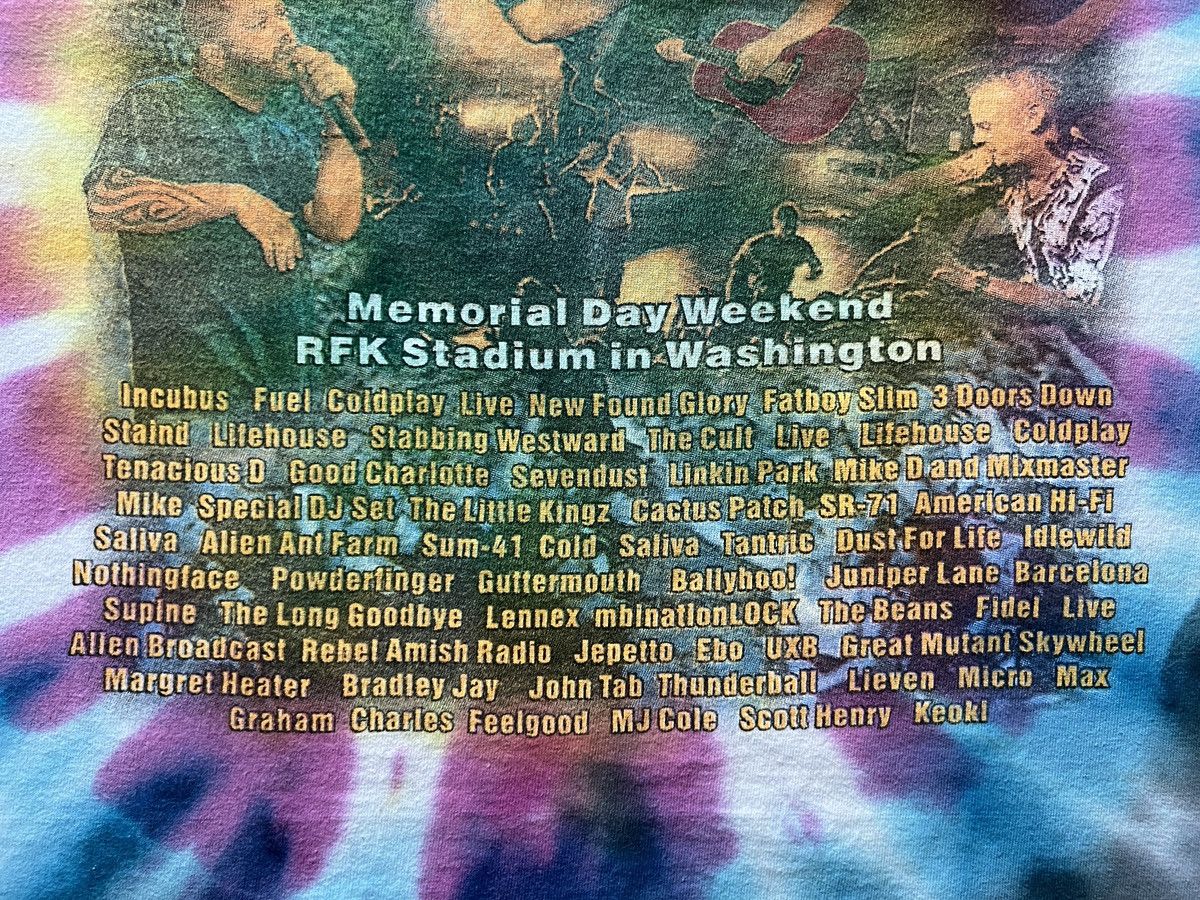 HFS 2001 : Festival RFK Stadium Washington Tie Dye