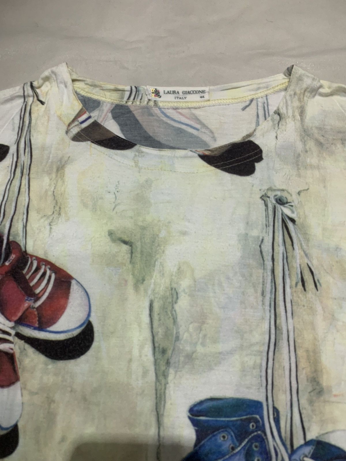 Hysteric Glamour × Supreme Laura Giacone AOP Vintage Shoes Style Tee Size US L / EU 52-54 / 3 - 6 Thumbnail